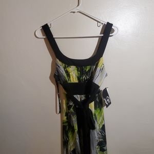 Love Tease Green Yellow Dress